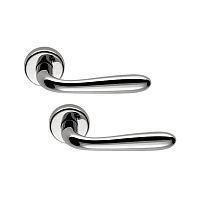 Ручки на розетте COLOMBO Robot CD41 (CD69BZGG-CD63GB) хром